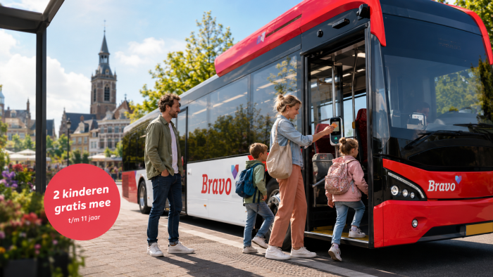 Reizen als gezin, kinderen tot en met 11 jaar reizen gratis met je mee