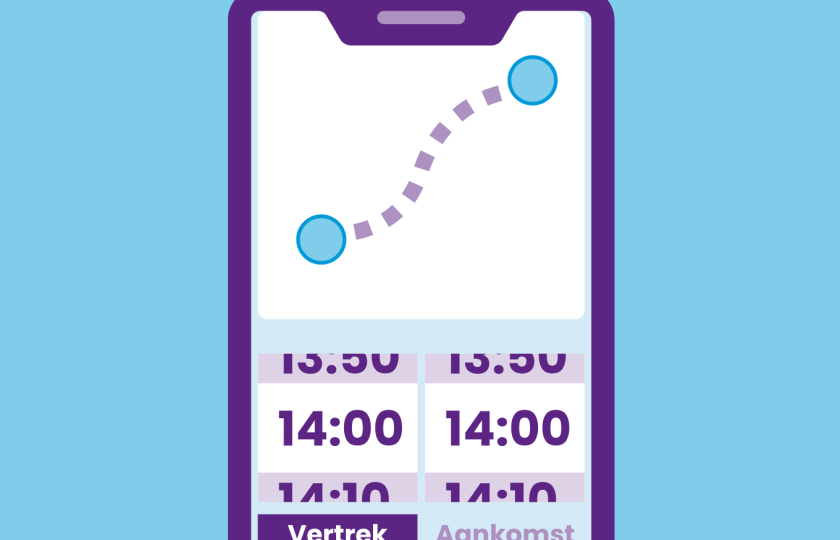illustratie van een mobiele telefoon