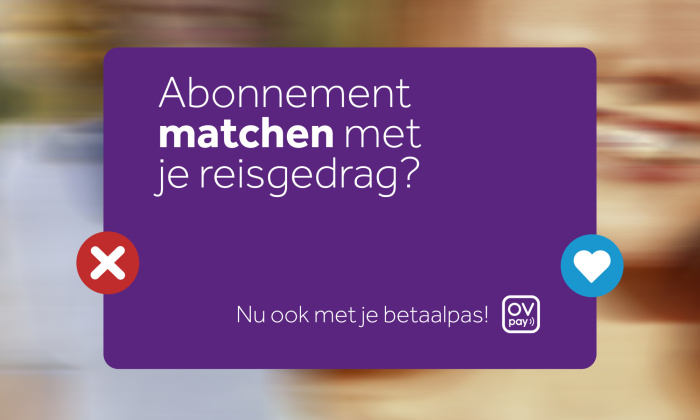 Abonnement matchen met je reisgedrag